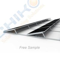 Système de chargement solaire à toit plat, chargement rapide, système de montage pv