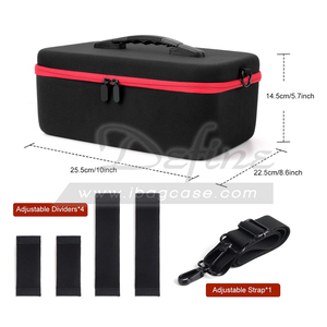 Scatola di pronto soccorso vuota organizzatore di pillole con guscio duro personalizzato in fabbrica - Product Image 3