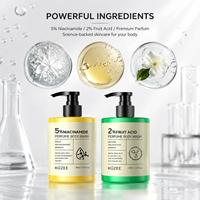Fabrieksdirect Niacinamide Douchegel met Fruitzuur, Hyaluronzuur, Gladmakende, Exfoliërende en Hydraterende werking