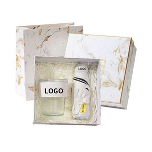 Set de Regalo Personalizado para Invitados Empresariales, Toalla, Botella de Bienvenida, Regalo de Boda con Caja - Product Image 1