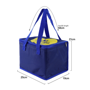 Sac isotherme réutilisable en non-tissé pour plats à emporter, avec fermeture éclair, haute efficacité de refroidissement, imperméable - Product Image 2