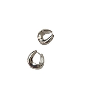 Estilo Retro coreano S925 plata Herradura en forma de U pendientes de puño de oreja Simple brillante joyería de moda Retro - Product Image 3