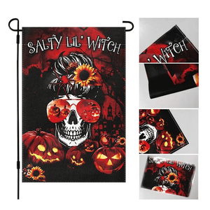 Bandera de jardín de doble cara ampliamente utilizada <span class=keywords><strong>Durable</strong></span> 12X18 "Banderas de jardín en blanco sublimadas - Product Image 4