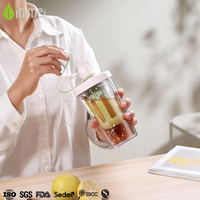 Bouteilles d'eau en plastique écologiques de 420 ml pour l'extérieur, résistantes à l'eau bouillante, pour le sport et le fitness, à boire directement – Fabrication OEM/ODM