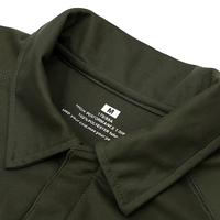 T-shirt d'été à revers en polyester à séchage rapide, uniforme tactique pour le camping et la randonnée en extérieur (EDC)