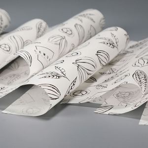 Custom Fast Food Packaging Virgin CMYK Printed Greaseproof PE Food Wrap <b>Waxed</b> <b>Paper</b> Hamburger & Pizza Sandwich Wrappers - Product Image 4