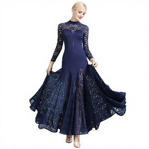 Vestido <span class=keywords><strong>de</strong></span> Baile Latino para <span class=keywords><strong>Mujer</strong></span> MY824, <span class=keywords><strong>de</strong></span> Encaje Estampado <span class=keywords><strong>de</strong></span> Lujo, para Salsa, <span class=keywords><strong>Tango</strong></span>, Chachachá, Baile <span class=keywords><strong>de</strong></span> Salón, Competencia y Práctica - Product Image 1