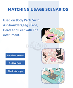 Cuscinetti in Gel di ricambio decine <span class=keywords><strong>Ems</strong></span> elettrodi patch 11*15Cm attrezzature per terapia fisica decine unità elettrodo a farfalla <span class=keywords><strong>Pad</strong></span> - Product Image 6