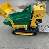 Chinesischer Hersteller Liefert 500kg Mini-Dumper Hydraulischer Raupendumper Günstigster Kettengetriebener Mini-Dumper-Truck