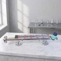 UHZ-519 Side Mounted Magnetic Flip Plate Level Gauge High/Low Level Alarm High Temp High Pressure Resistant