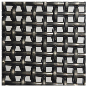 Maille métallique en acier au manganèse de haute qualité, maille à armure simple, maille industrielle, maille pour écran vibrant, maille métallique pour la découpe - Product Image 4