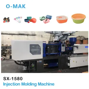 Energy-Saving 1580 KN Brand Servo Driven 250g Mineral Water Bottle Injection Molding Machine 158 TON PET PP ABS Plastic