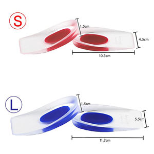 Sol Sepatu Ortopedi Bantalan Tumit Silikon Bahan Gel untuk Taji Tulang, Nyeri Kaki yang Sakit atau Memar, Pereda Nyeri, Perawatan Gel Sol Sepatu - Product Image 4