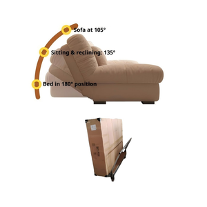 <span class=keywords><strong>Canapé</strong></span>-lit <span class=keywords><strong>convertible</strong></span> en tissu pour 2 personnes, cadre en bois, fonction inclinable, pour chambre à coucher, école, salle à manger, hôtel, centre commercial - Product Image 1