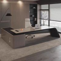 Muebles de oficina modernos de lujo hechos a medida CEO y Gerente General Escritorios DE TRABAJO Escritorios ejecutivos con dimensiones personalizadas