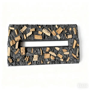 Bûches de cheminée artificielles électriques décoratives faites à la main <span class=keywords><strong>en</strong></span> gros, simulation OEM - Product Image 5