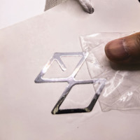 Résine UV pour marquage à chaud OEM/ODM en gros pour autocollants de transfert sensible à la pression, étanches, avec logo personnalisé, pour promotion de produits alimentaires et de marques