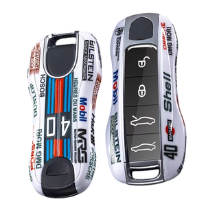 ABS Smart Car Key case Fob Cover Car Remote Auto Key <span class=keywords><strong>Shell</strong></span> Car Ac para Boxster Cayman 911 Panamera Macan para Porsche - Product Image 3