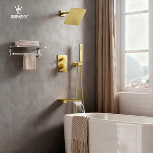 Juego de Ducha Multifuncional de Acero Inoxidable para Baño, con Agua Fría y Caliente, de Alta Calidad - Product Image 3