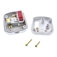 Mise à la terre Standard 13A prise d'alimentation britannique à 3 broches avec interrupteur Led fusionné câblage réutilisable adaptateur de prise de courant prise de courant électrique