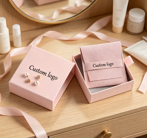 Cajas de Joyería de Lujo al por Mayor con Cajón Deslizable Pequeño, Bolsa Personalizada de Papel con Forro de Terciopelo para Collares y Anillos - Product Image 6