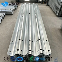 Sistema de Barrera de Seguridad para Carreteras Q235 Q345, Viga en W Galvanizada por Inmersión en Caliente, AASHTO EN1317, Anticorrosión, Barrera de Seguridad Vial