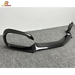 R Style Wet Carbon Fiber Front Bumper <b>Diffuser</b> <b>for</b> Mercedes Benz AMG GT GTS GTC 2015-2018 Carbon Front Bumper Lip <b>Car</b> Body Kits - Product Image 3