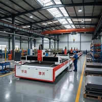 Nouvelle découpeuse laser à fibre CNC industrielle 3 axes 6000W pour acier inoxydable/laiton 20mm, fabrication d'ascenseurs, tôles métalliques de précision