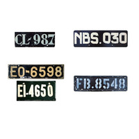 Plaques d'immatriculation du Vietnam personnalisées en aluminium pour sublimation, vierges et embossées
