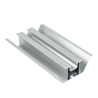Caniveau de drainage principal en aluminium anodisé de type W pour panneaux solaires photovoltaïques, accessoires de support photovoltaïque personnalisables YUJI