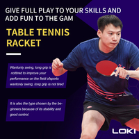 Loki Professionnel Ping Pong Paddle Fabrication Durable Contrôle Stable Raquette De Tennis De Table Batte Pour L'entraînement