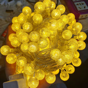 Boule de cristal <span class=keywords><strong>solaire</strong></span> étanche à LED, guirlande lumineuse boule à bulles, <span class=keywords><strong>tente</strong></span> de festival en plein air, camping, guirlande lumineuse décorative - Product Image 6