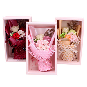 Boîte cadeau de roses en savon, cadeau créatif, fleurs pour le 8 <span class=keywords><strong>mars</strong></span>, fleurs pour les amoureux - Product Image 3