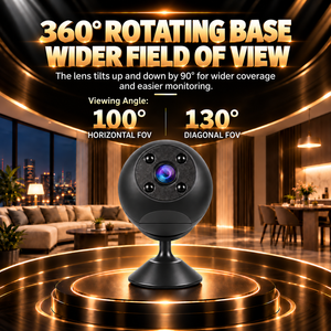 กล้องรักษาความปลอดภัย C8Mini WiFi 1MP, ดูอัลแบนด์ 2.4G&5G, การเชื่อมต่อออฟไลน์แบบฮอตสปอต 50M AP, ระบบมองเห็นกลางคืนด้วยอินฟราเรด, ระบบตรวจจับความเคลื่อนไหว - Product Image 3