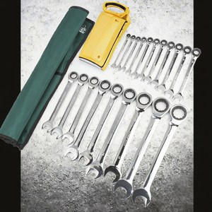 Juego de llaves de trinquete de extremo de caja de 6-32mm métricas de grado DIY, herramientas manuales compatibles con OEM para reparación de automóviles, 22 Uds. - Product Image 3