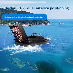 <span class=keywords><strong>Bateau</strong></span> à appâts télécommandé <span class=keywords><strong>avec</strong></span> positionnement GPS pour grande entrepôt de stockage, retour automatique et livraison d'appâts par remorquage pour la pêche - Product Image 3
