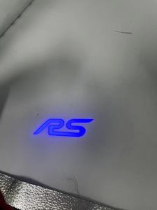 Autodragons Azul Blanco Rojo Mk2 Mk3 Mk4 ¡Oferta! Luz de espejo cuadrada personalizada con logo DIY - Product Image 5