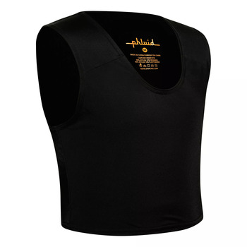 Custom logo wholesale ladies print phluid black genderfluid chest compression binder sleeveless crop clothing women's tank tops