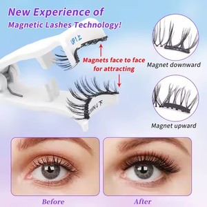 Tái sử dụng không có keo cần thiết Lash cụm kit, dễ dàng để mặc và loại bỏ, nhìn tự nhiên từ lông mi với bôi - Product Image 6