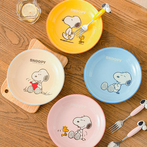 Vaisselle pour enfants en céramique peinte à la main, style bohème, dessin animé coloré, vente en gros, compatible lave-vaisselle, résistante à la chaleur - Product Image 3
