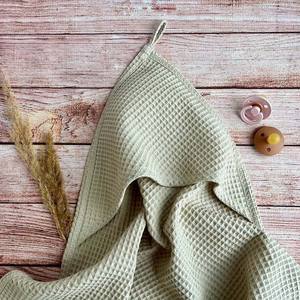 <span class=keywords><strong>Serviette</strong></span> <span class=keywords><strong>de</strong></span> bain bébé douce en mousseline <span class=keywords><strong>de</strong></span> coton 100% avec capuche pour nourrissons, tout-petits et enfants <span class=keywords><strong>Serviette</strong></span> à capuche bébé - Product Image 3