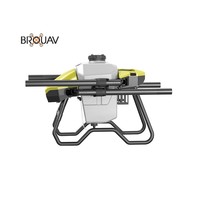 BROUAV OEM Cadre de drone agricole tricopter personnalisé, composants essentiels pour pulvérisateur à pompe, garantie de 3 mois