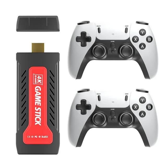Video Game Stick Console 4K Classic Gaming HD Output 64GB Build-in 20000 Games GD30 Game Stick TV Video Gaming Console