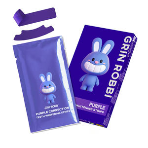 แผ่นฟอกสีฟันสีม่วง บรรจุภัณฑ์<span class=keywords><strong>การ์ตูน</strong></span>ใหม่ ขายส่ง รับทำโ<span class=keywords><strong>ล</strong></span>โก้ส่วนตัว - Product Image 1