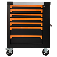 Banc de travail en acier robuste à 7 tiroirs, personnalisable OBM/OEM, armoire à outils, chariot mobile de rangement pour garage et atelier