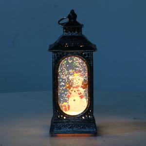 New Item Christmas LED Warm White <b>Table</b> Lantern Decoration Lights Eco-friendly <b>Plastic</b> 3xLR44 Battery Operated - Product Image 4