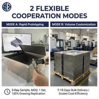 Custom SUS304 Stainless Steel Enclosure, Precision Sealed Housing for Medical Biochemistry Analyzers Sheet Metal Fabrication