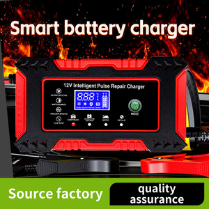 Cargador de baterí<span class=keywords><strong>a</strong></span> eléctrica de pulso 12V-24V Mantenedor de reparación de pantalla LCD para ATV Baterí<span class=keywords><strong>a</strong></span> de plomo-ácido/AGM Baterí<span class=keywords><strong>a</strong></span> de enchufe de UE/EE. UU. - Product Image 2