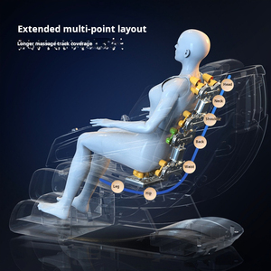 C16 2026 Modern Integra Comprehensive 3D 4D 6D 8D Zero Gravity Feature Heating Smart Shiatsu Chair - Product Image 4