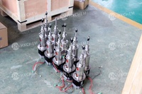 Agitateurs à entraînement direct à haute pression personnalisés à petite échelle, accouplement magnétique Magdrive, engrenage en acier inoxydable, moteur 10L, chimique